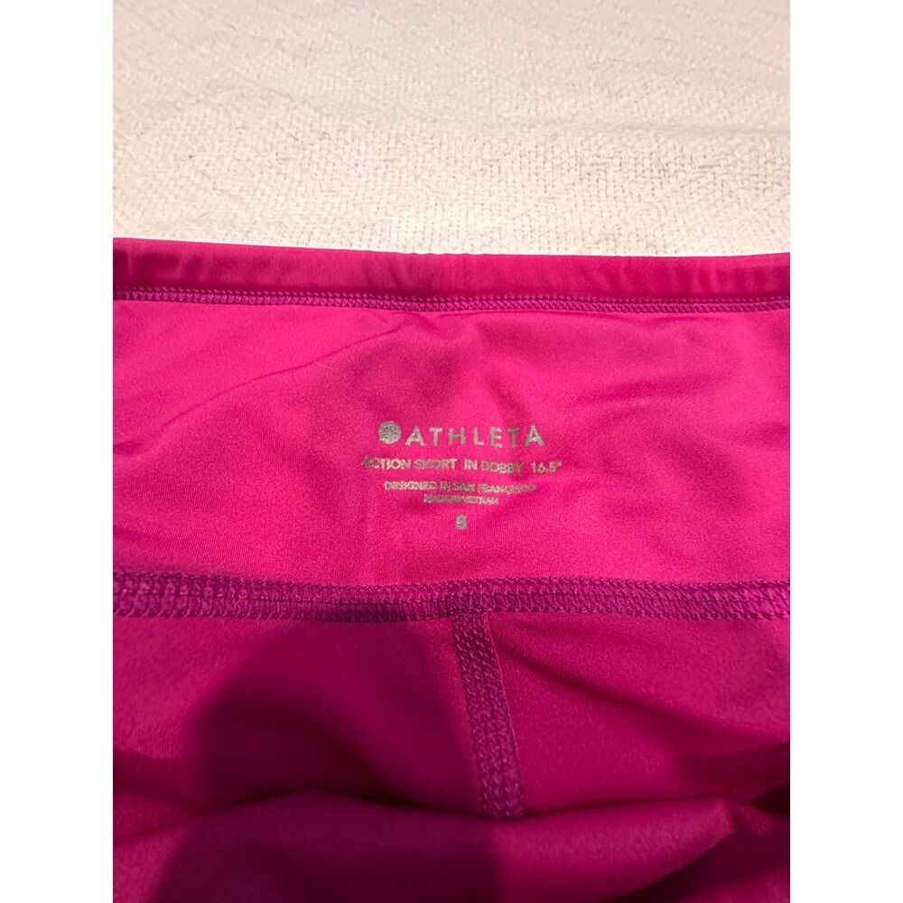 Athleta Skort Fuschia Pink Zippered Pocket Size Small - Picture 4 of 5